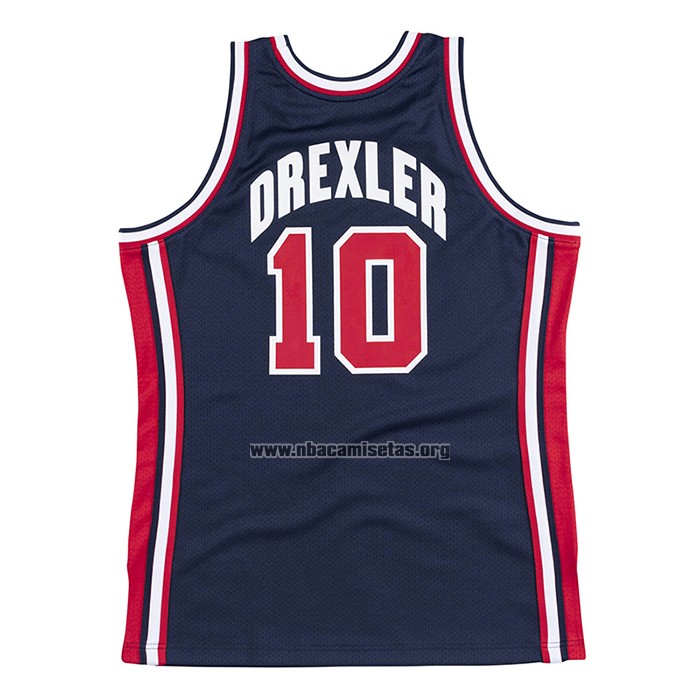Camiseta USA 1992 Clyde Drexler NO 10 Negro